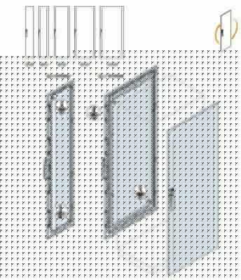 Дверь передняя/задняя 2000х600мм ABB EC2060K