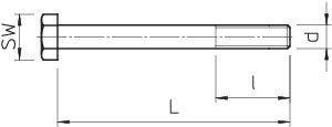 Комплект креп. М12х110 (шест/гол) SKS 12х110 F (уп.20шт) OBO 6418317