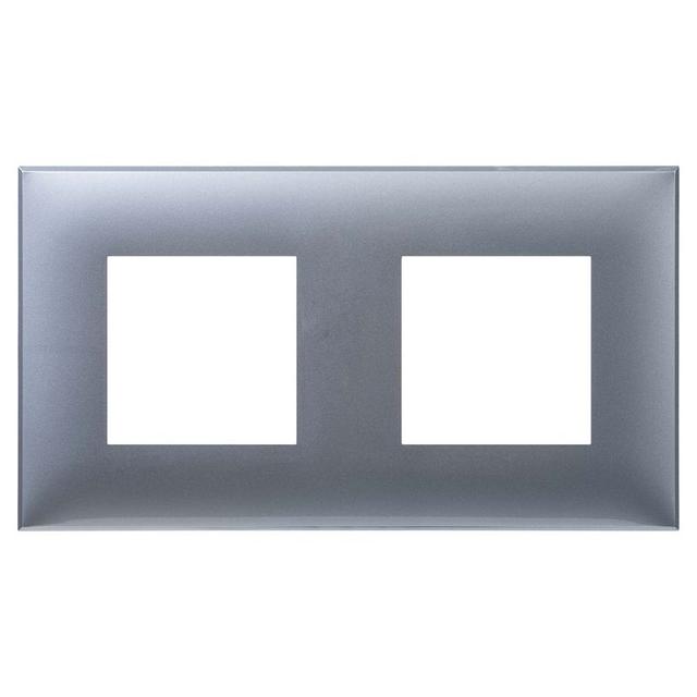 Рамка 2-м 4мод. ARTLEBEDEV Avanti "Закаленная сталь" DKC 4404904