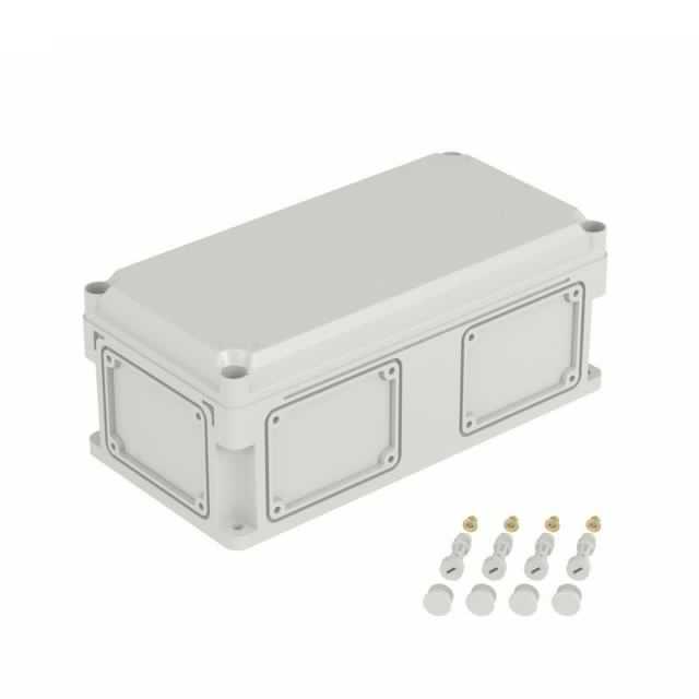 Корпус 400х200х160мм IP67 с непрозр. крышкой 35мм с фланцами пластик. DKC 542310
