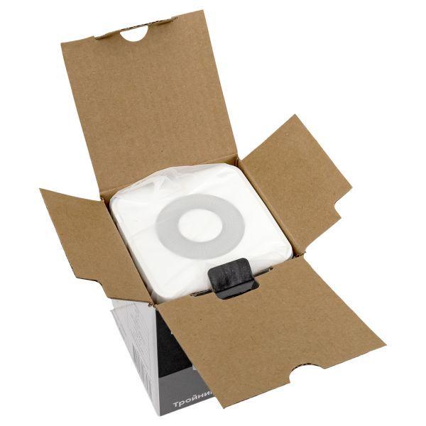 Удлинитель "Куб" 2х1.3м 2USB 2.4А+Type C + Ночник 1кв.мм EKF UBA-CUB-2-TC