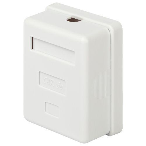 Розетка компьютерная 1-м RJ45 кат.5E неэкранир. Эра Б0056900