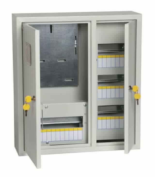 Корпус металлический ЩУРн-3/30 (540х490х165мм) IP31 TITAN IEK MKM35-N-30-1-31-ZO