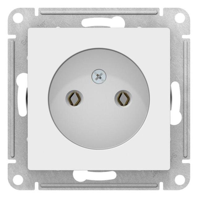 Розетка AtlasDesign 16А без заземл. без шторок механизм лотос SE ATN001341