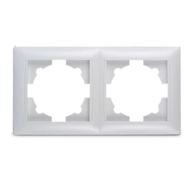 Рамка 2-м VALENZO 6302H бел. ASD / IN HOME 4690612006437