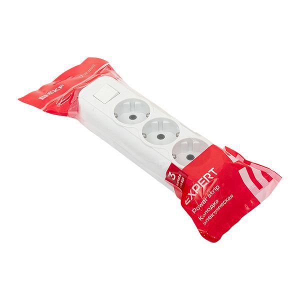 Колодка удлинителя 3-м с заземл. 16А Эксперт 3.5кВт с выкл. PROxima EKF AKB16-3i