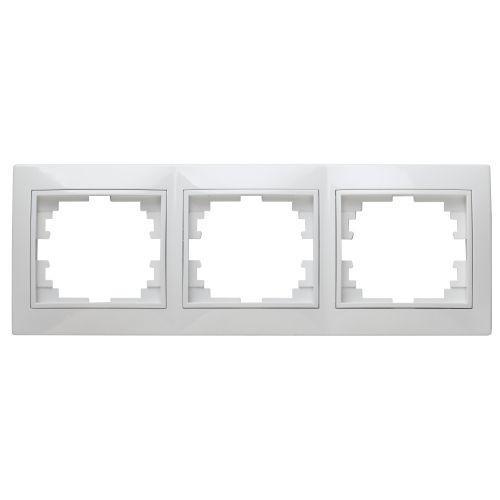 Рамка 3-м СП Plano 1-503-01 гор. бел. Intro Б0027627