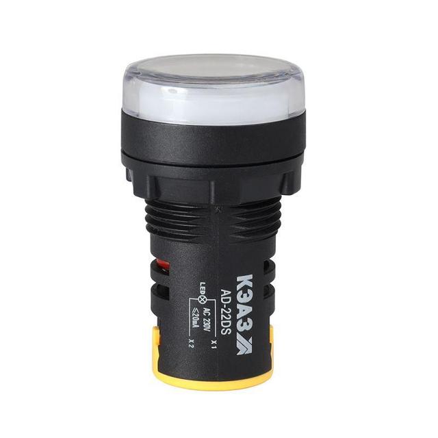Лампа AD22DS(LED) матрица 22мм 230В бел. КЭАЗ 238572