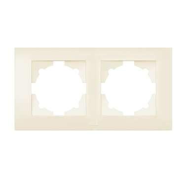Рамка 2-м Cosmo крем. ABB 612-010300-226