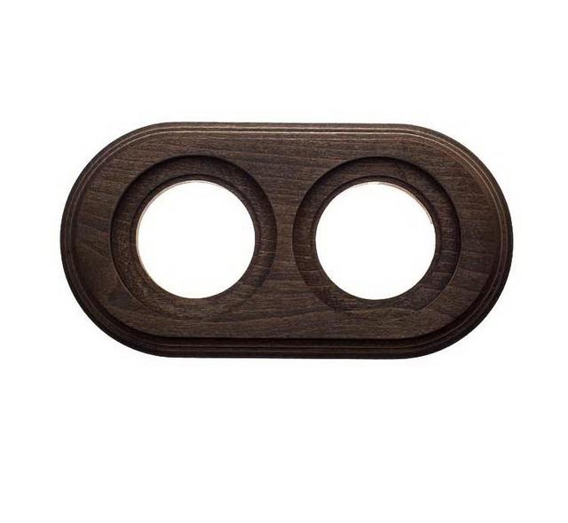 Рамка 2-м ОП старое дерево Bironi BF1-620-17